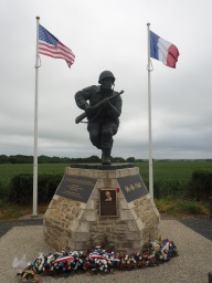 Military monument Richard Winters St Marie Du Mont France