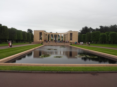 Reflection pool American Cemetery Normandy France